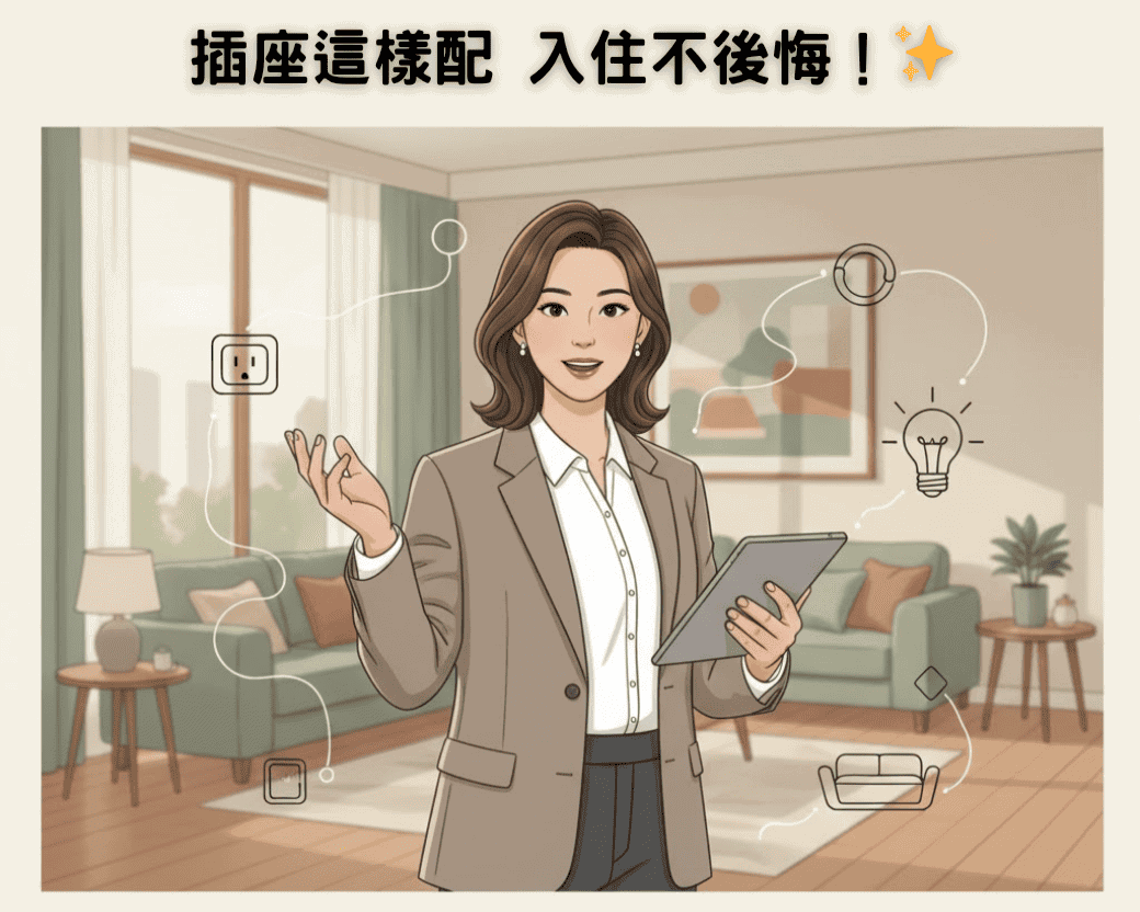 🏠 插座怎麼配才不後悔？設計師 5分鐘教你搞定